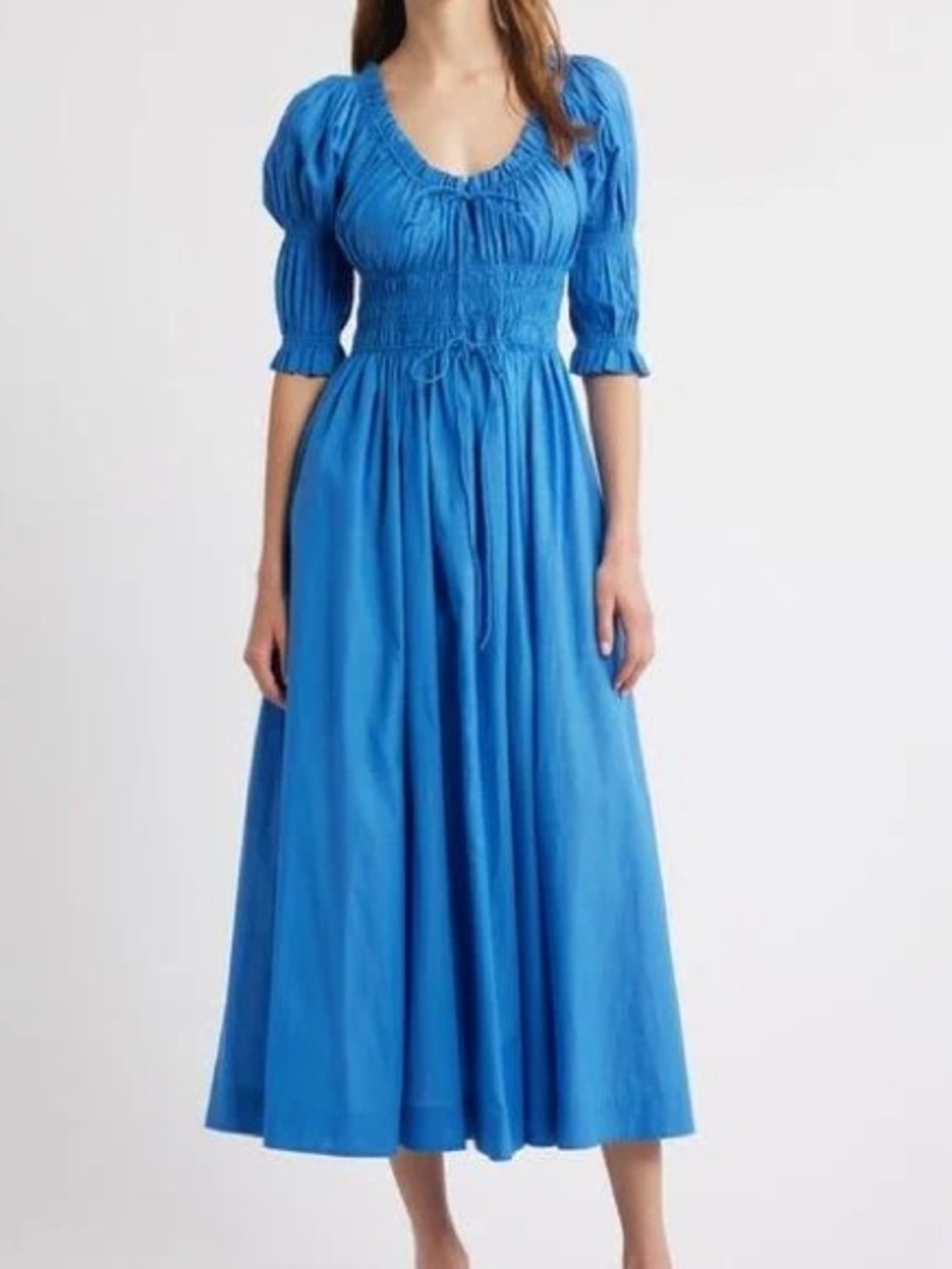 Dôen Ischia Dress in Corfu Blue M